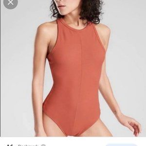 ATHLETA RIB BODYSUIT IN POWERVITA SIZE SMALL